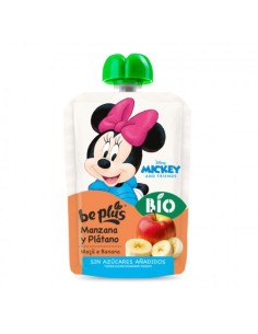 Pouch Manzana Plátano BIO Disney Minnie 100g Be Plus