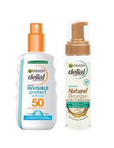 Pack Solar + Autobronceador Garnier Delial SPF50 – Protección y Bronceado 2