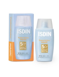 Protector solar facial Fusion Water Magic SPF50 50 ml Adulto Isdin