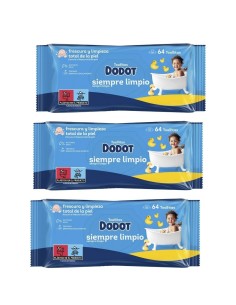 3paquetes de Toallitas Dodot Etapas. Total 192uds. - Dodot