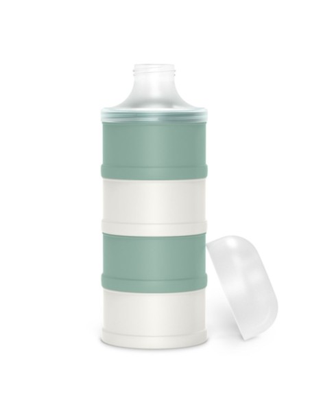 Dosificador leche en polvo verde Suavinex dispensador tomas bebé