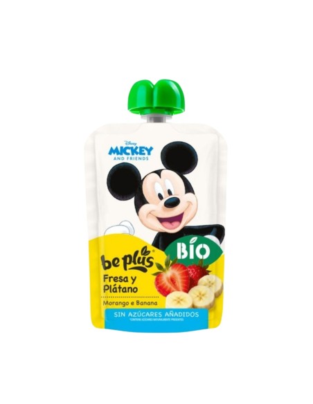 Pack 5 pouch BIO Disney Be Plus 100g frutas ecológicas para bebé surtido