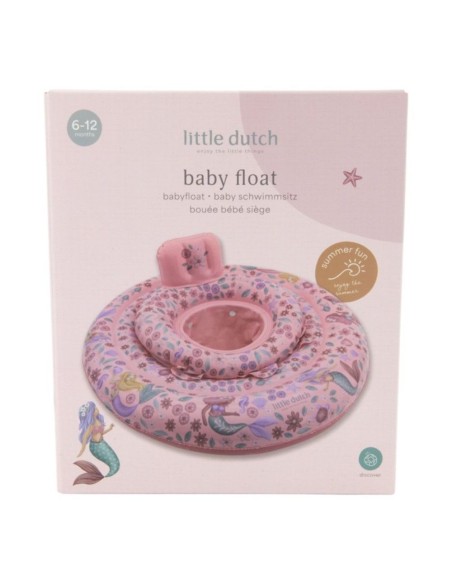 Flotador bebé sirenas rosa 6-12 m Little dutch