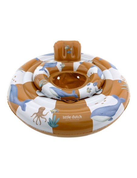 Flotador bebé océano ballenas 6-12 m Little dutch