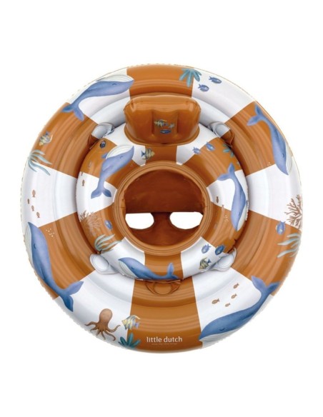 Flotador bebé océano ballenas 6-12 m Little dutch