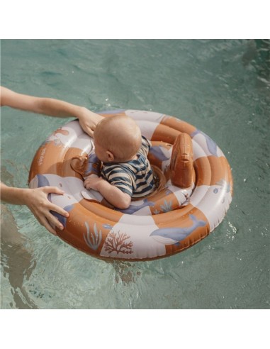 Flotador bebé océano ballenas 6-12 m Little dutch