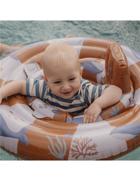 Flotador bebé océano ballenas 6-12 m Little dutch