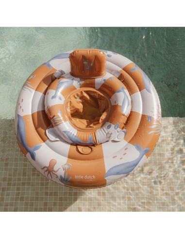 Flotador bebé océano ballenas 6-12 m Little dutch