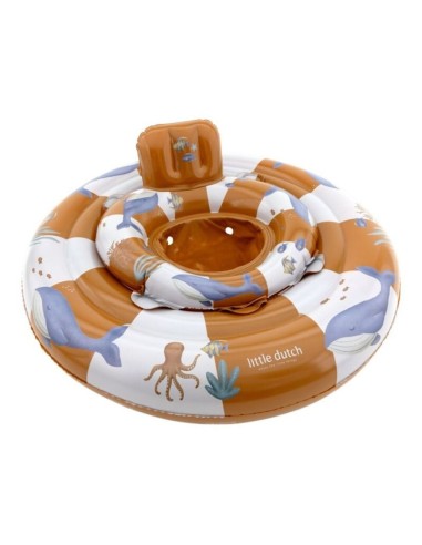Flotador bebé océano ballenas 6-12 m Little dutch