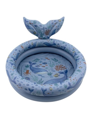 Piscina Infantil de ballena 80 cm +24M Little Dutch
