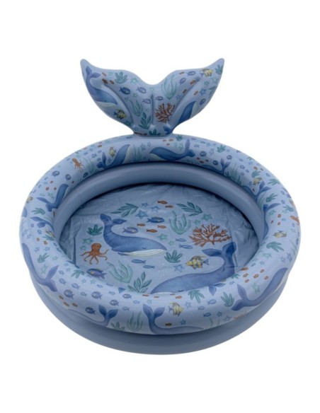 Piscina Infantil de ballena 80 cm +24M Little Dutch