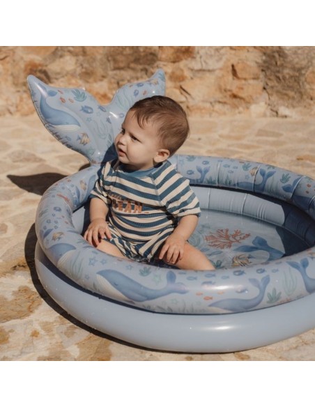 Piscina Infantil de ballena 80 cm +24M Little Dutch