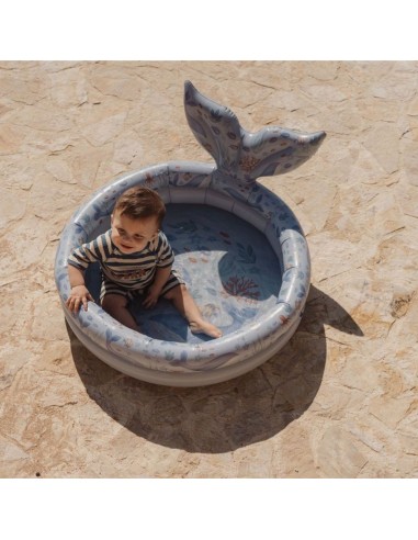 Piscina Infantil de ballena 80 cm +24M Little Dutch