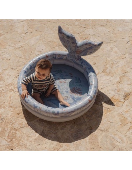 Piscina Infantil de ballena 80 cm +24M Little Dutch