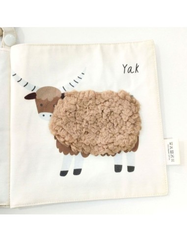 Libro de Tela y Texturas Wild Animals Olmitos +0 Meses