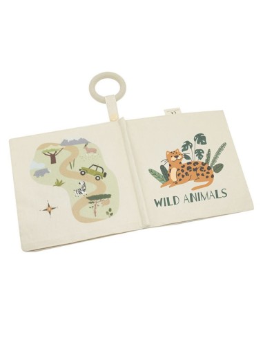 Libro de Tela y Texturas Wild Animals Olmitos +0 Meses