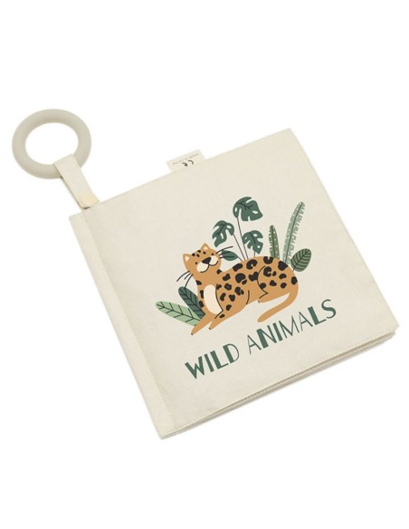 Libro de Tela y Texturas Wild Animals Olmitos +0 Meses