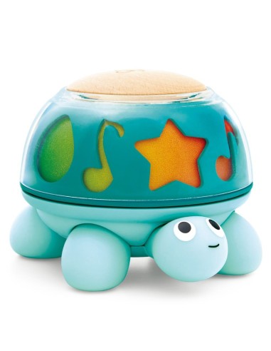 Tortuga musical Hape Twist & Tune 0M+ | Juguete sensorial bebé