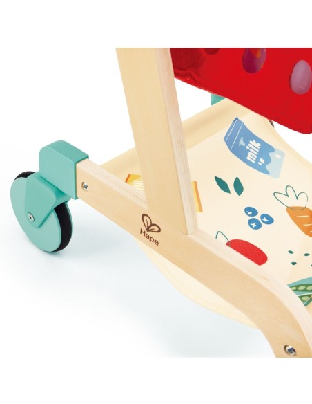 Carrito y cesta de la compra Hape 2 años+