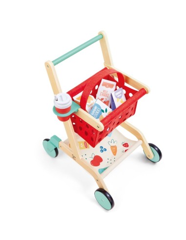 Carrito y cesta de la compra Hape 2 años+