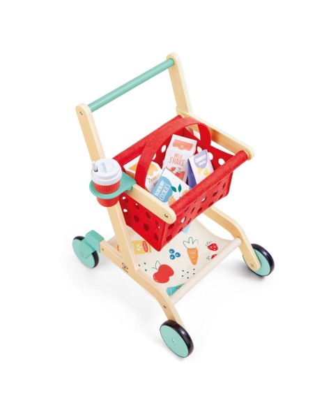 Carrito y cesta de la compra Hape 2 años+