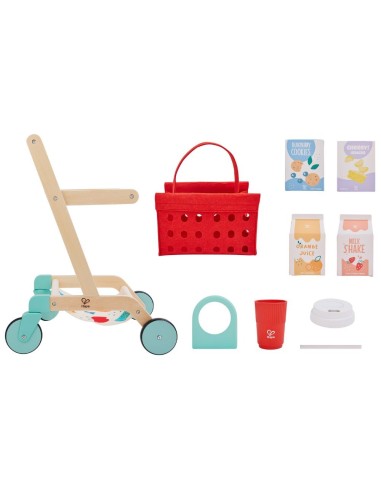 Carrito y cesta de la compra Hape 2 años+