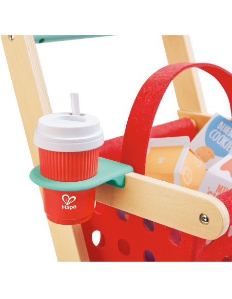 Carrito y cesta de la compra Hape 2 años+