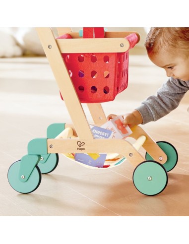 Carrito y cesta de la compra Hape 2 años+