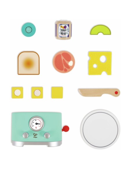 Tostadora Ding & Pop-up Hape 2 años+ | Juego de cocina infantil