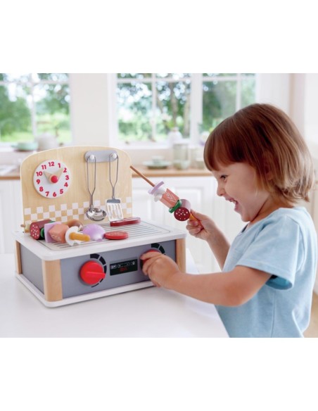 Juego de Cocina y Parrilla 2 en 1 Hape 3 años+