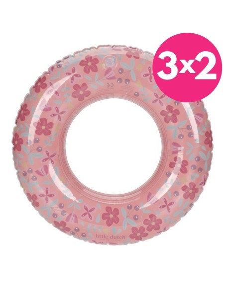 Flotador Infantil Flores 50 cm Little Dutch +3A