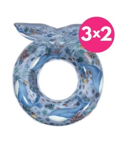 Flotador Ballena 91 cm +3A Little Dutch