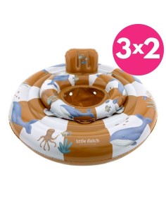 Flotador bebé océano ballenas 6-12 m Little dutch