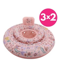 Flotador bebé sirenas rosa 6-12 m Little dutch