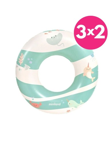 Flotador infantil 55 cm Miniland bebé piscina playa flotador niño verano