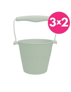 Cubo de silicona sage Scrunch