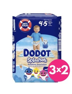 Dodot Splashers Talla 4-5 11 uds (9-15 kg)