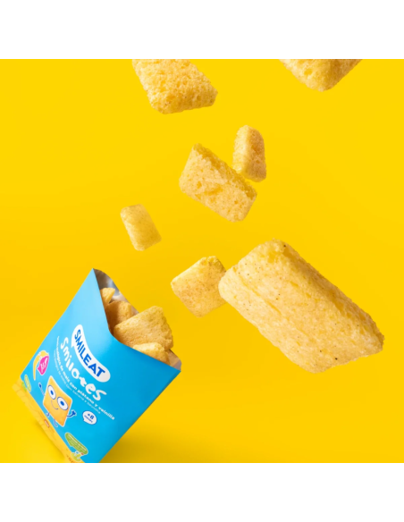 Smilotes Plátano y Vainilla ECO 25 g Smileat | Snack Ecológico Infantil +8 Meses
