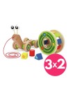 Caracol clasificador de formas | Hape - Nappy.es
