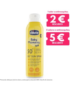 Protector solar en spray  360° SPF50+ Bebé 150ml Chicco