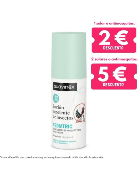 Loción Repelente Mosquitos e Insectos Suavinex | Apto Bebés +12 Meses 100 ml