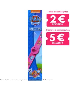 Pulsera ahuyenta insectos Patrulla Canina +2 recambios. +3 años Iberpos