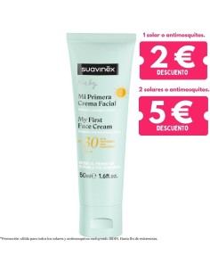 Crema Facial para Bebés protección solar SPF30 50ml Suavinex