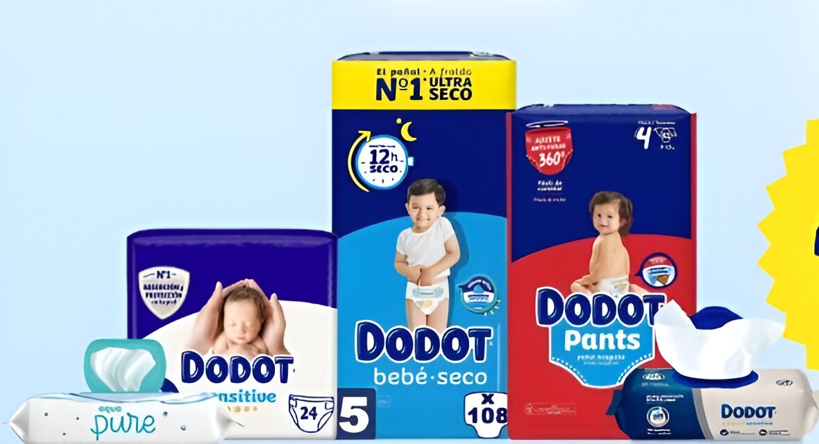 Pack de pañales y toallitas Dodot